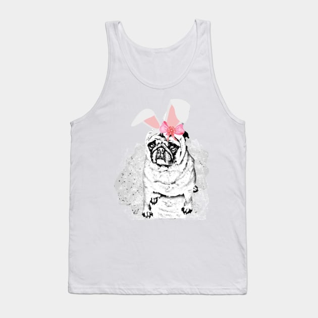 Rabbit ears puppy Tank Top by BeatyinChaos